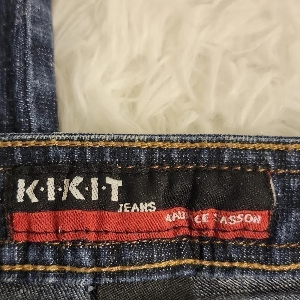 KIKIT Jeans Maurice Sasson Cuffed Size 4 Excellent Like New Conditon